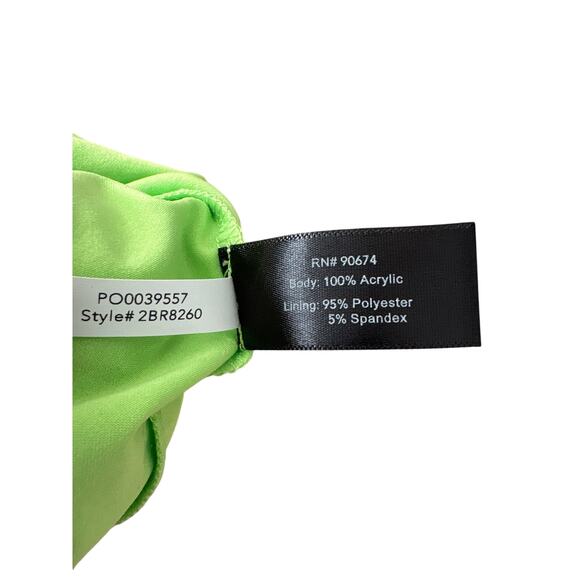 Boston Proper Sleeveless Crochet Dress Green Medium Lined Shift - Picture 3 of 8